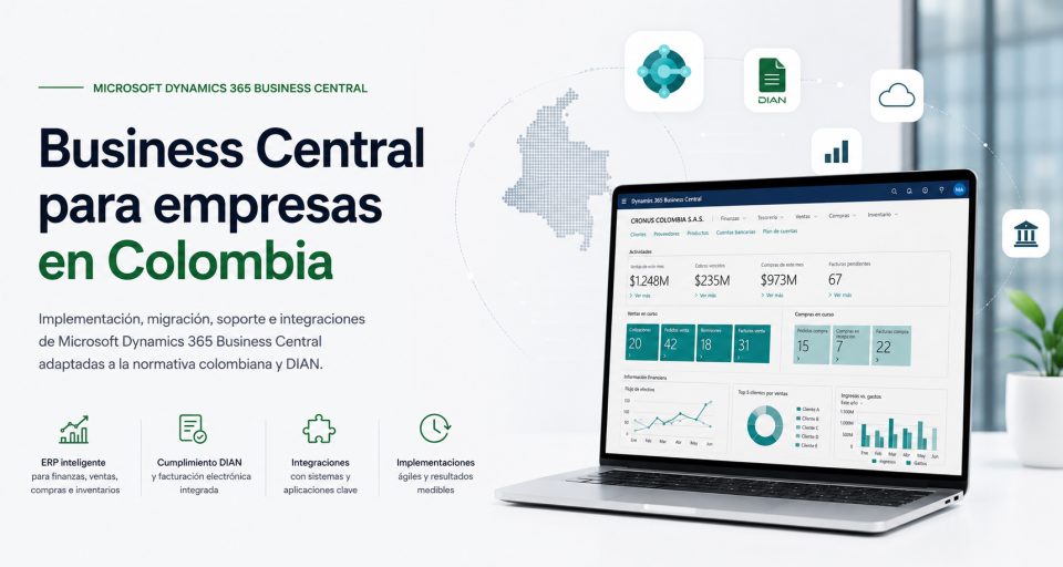 business central dashboard ERP